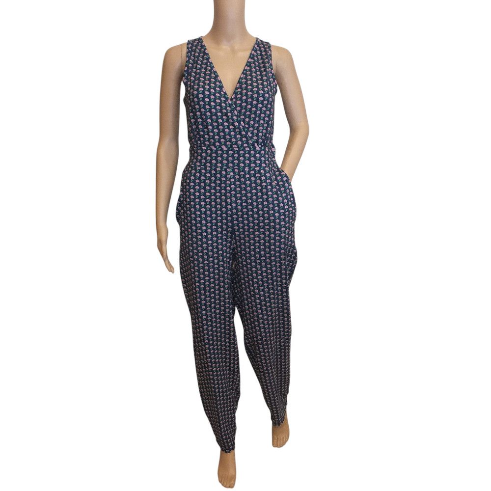 10117LJ6 Lalamour Jumpsuit blau-rose Gr 36, 38 u 40 10117LJ6 Lalamour Jumpsuit blau-rose Gr 36, 38 u 40