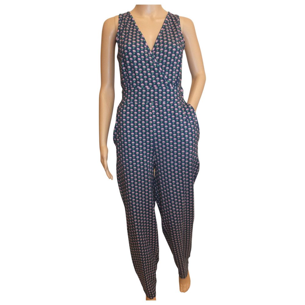 10117LJ6 Lalamour Jumpsuit blau-rose Gr 36, 38 u 40 10117LJ6 Lalamour Jumpsuit blau-rose Gr 36, 38 u 40