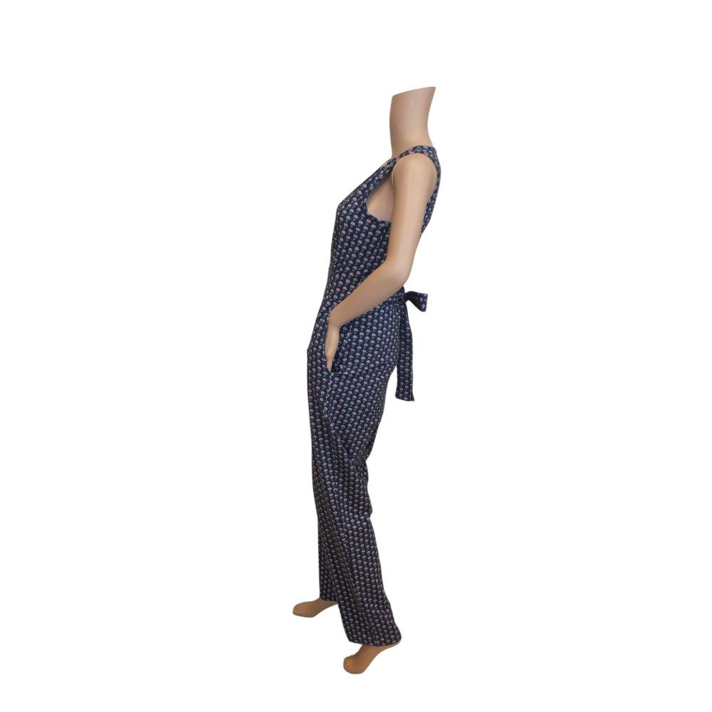 10117LJ6 Lalamour Jumpsuit blau-rose Gr 36, 38 u 40 10117LJ6 Lalamour Jumpsuit blau-rose Gr 36, 38 u 40