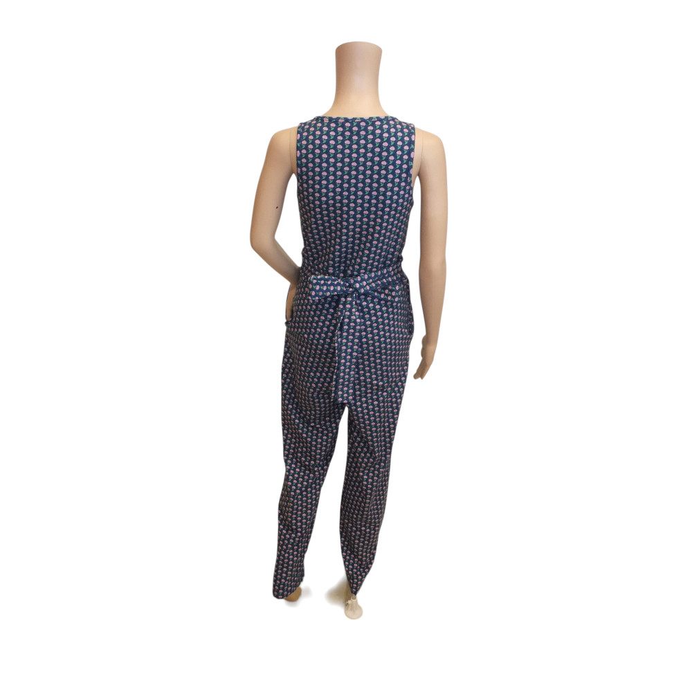 10117LJ6 Lalamour Jumpsuit blau-rose Gr 36, 38 u 40 10117LJ6 Lalamour Jumpsuit blau-rose Gr 36, 38 u 40