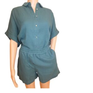 10111LH6 Lalamour Kurze Hose petrol Gr 36, 38 u 40