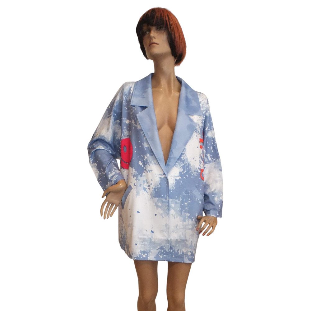 10134MJ6 Missy Smile Jacke hellblau one size 10134MJ6 Missy Smile Jacke hellblau one size