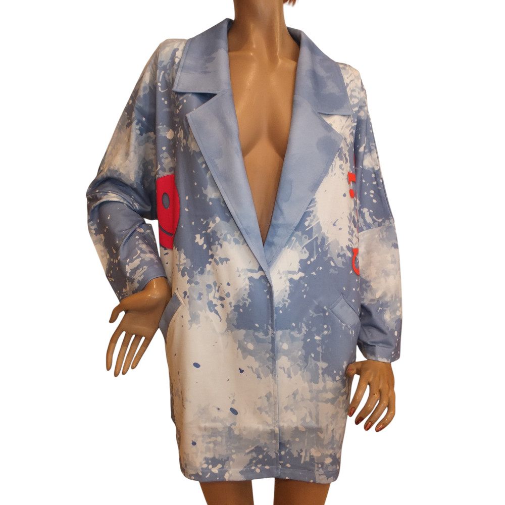 10134MJ6 Missy Smile Jacke hellblau one size 10134MJ6 Missy Smile Jacke hellblau one size