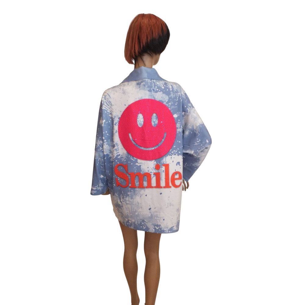 10134MJ6 Missy Smile Jacke hellblau one size 10134MJ6 Missy Smile Jacke hellblau one size