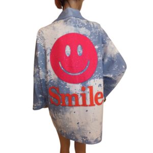 10134MJ6 Missy Smile Jacke hellblau one size 10134MJ6 Missy Smile Jacke hellblau one size