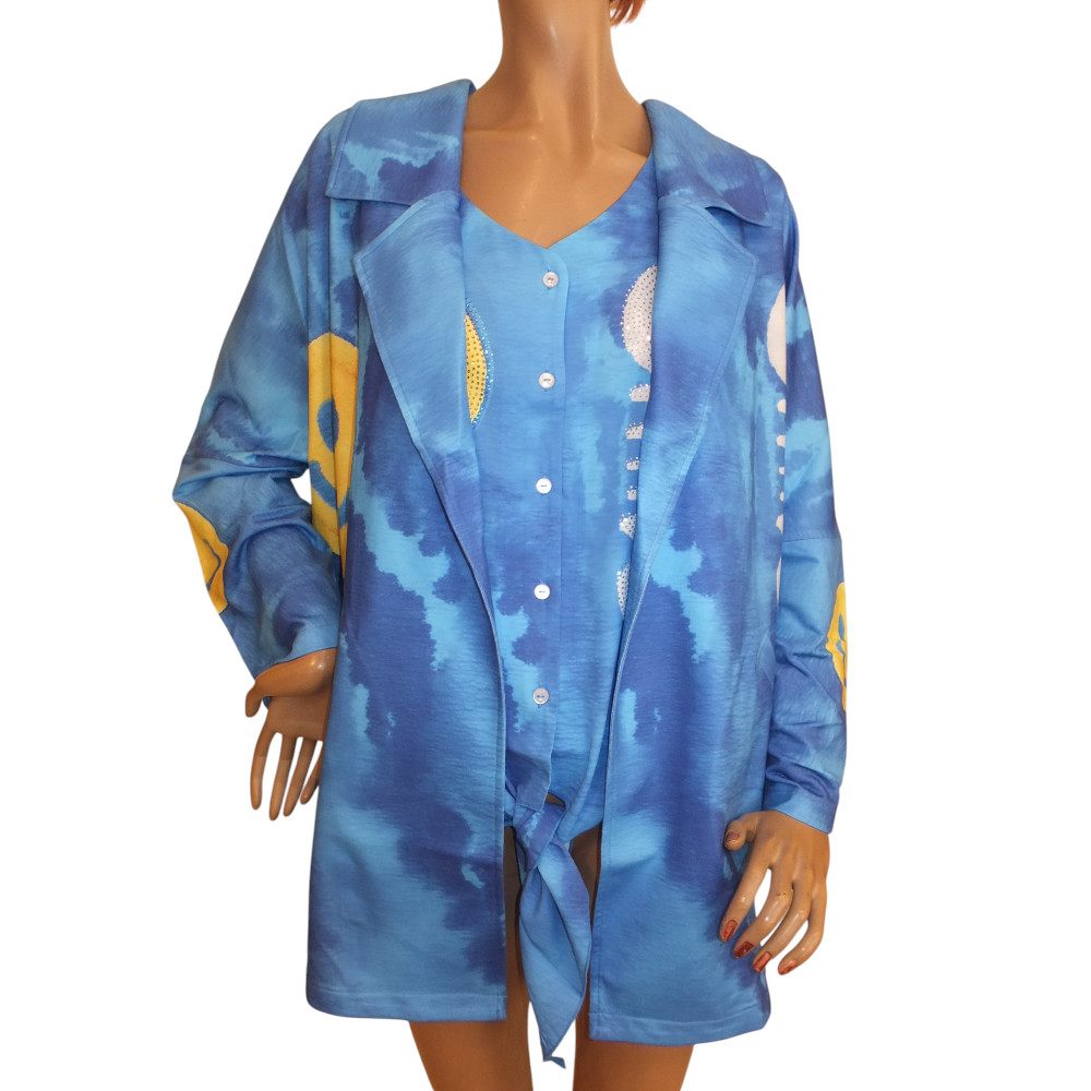 10135MJ6 Missy Smile Jacke blau one size 10135MJ6 Missy Smile Jacke blau one size