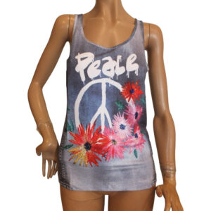 10147MT6 Missy Top Peace Gr 36, 38 u 40 10147MT6 Missy Top Peace Gr 36, 38 u 40