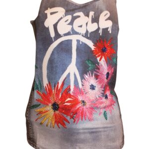 10147MT6 Missy Top Peace Gr 36, 38 u 40 10147MT6 Missy Top Peace Gr 36, 38 u 40
