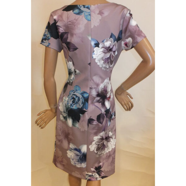 8886SK2 Swing Kleid Blumen rose Gr 42