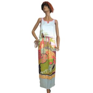 10152MK6 Missy Kleid lang Palmenstrand Gr 36, 38, 40 u 42 10152MK6 Missy Kleid lang Palmenstrand Gr 36, 38, 40 u 42