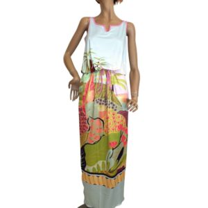 10152MK6 Missy Kleid lang Palmenstrand Gr 36, 38, 40 u 42 10152MK6 Missy Kleid lang Palmenstrand Gr 36, 38, 40 u 42