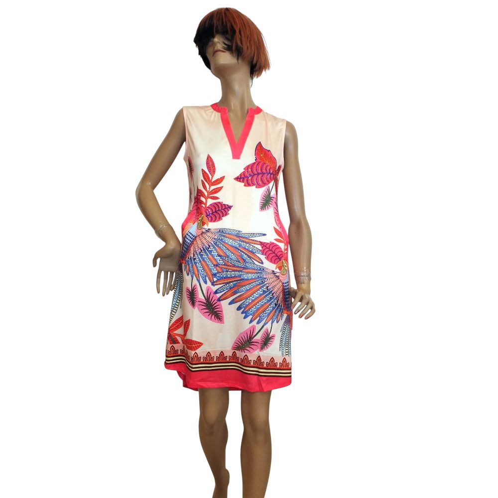 10150MK6 Missy Kleid pink Papagei Gr 36, 38 u 42 10150MK6 Missy Kleid pink Papagei Gr 36, 38 u 42