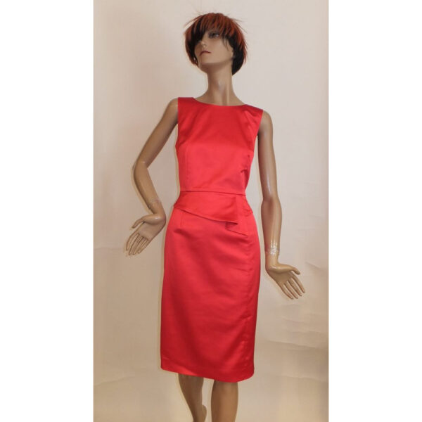 8895SK2 Swing Kleid rot Gr 38 u 42