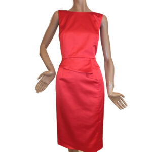 8895SK2 Swing Kleid rot Gr 38 u 42