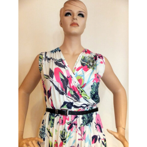 8915MK2 Missy Kleid Blumen Gr 40 u 44