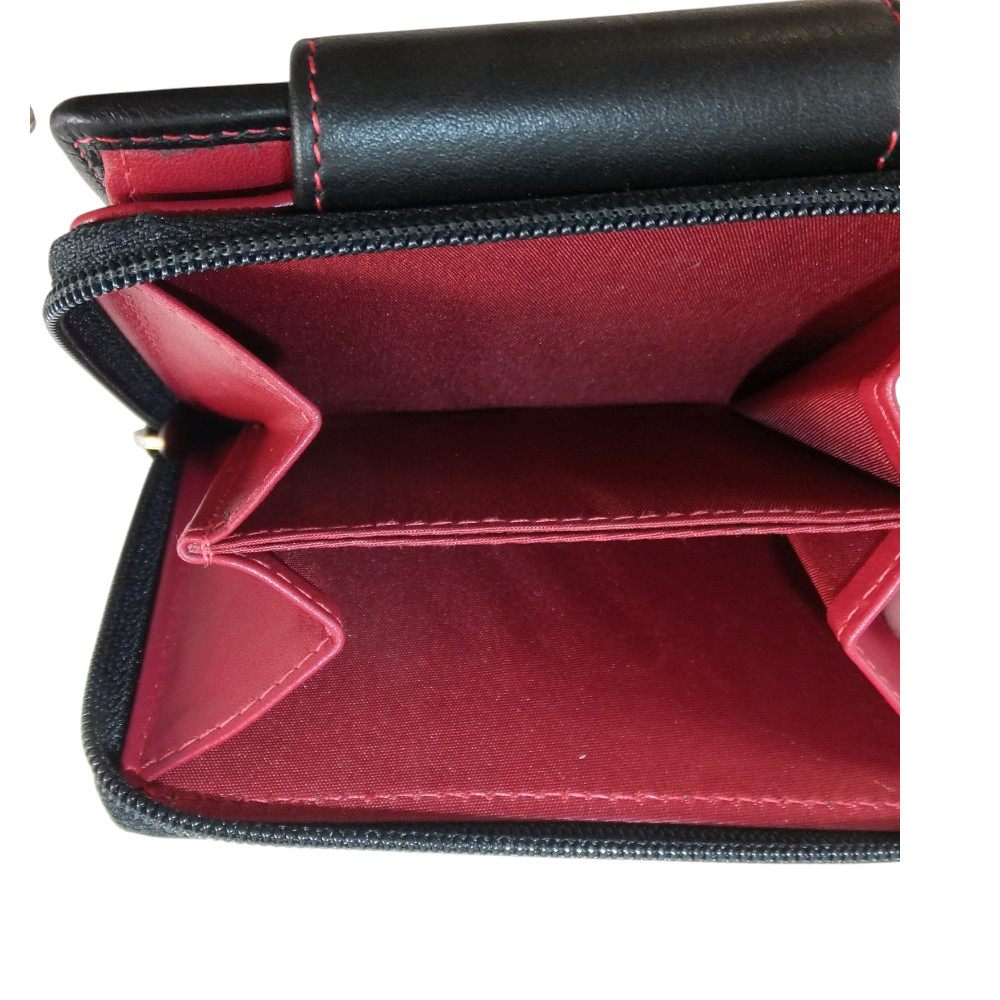 10159OG6 Manage Geldbörse schwarz-rot 10159OG6 Manage Geldbörse schwarz-rot