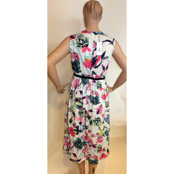 8915MK2 Missy Kleid Blumen Gr 40 u 44