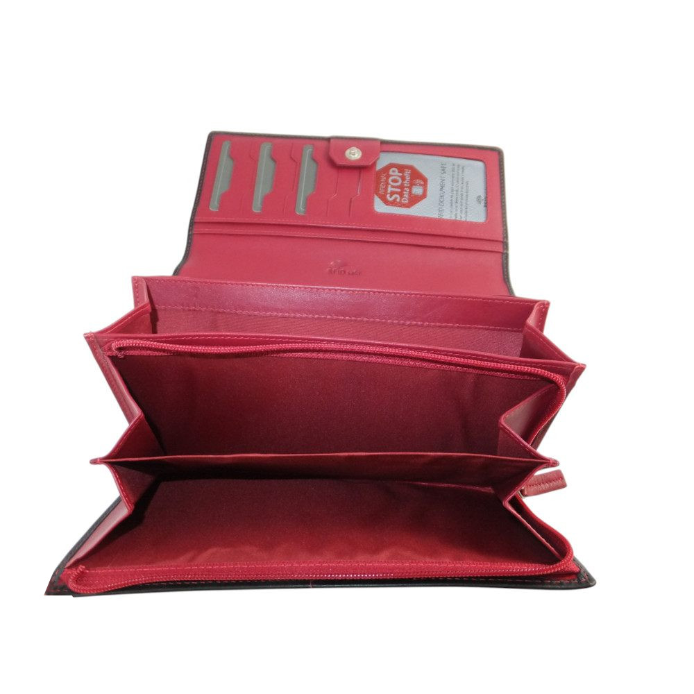 10161OG6 Manage Geldbörse schwarz-rot 10161OG6 Manage Geldbörse schwarz-rot
