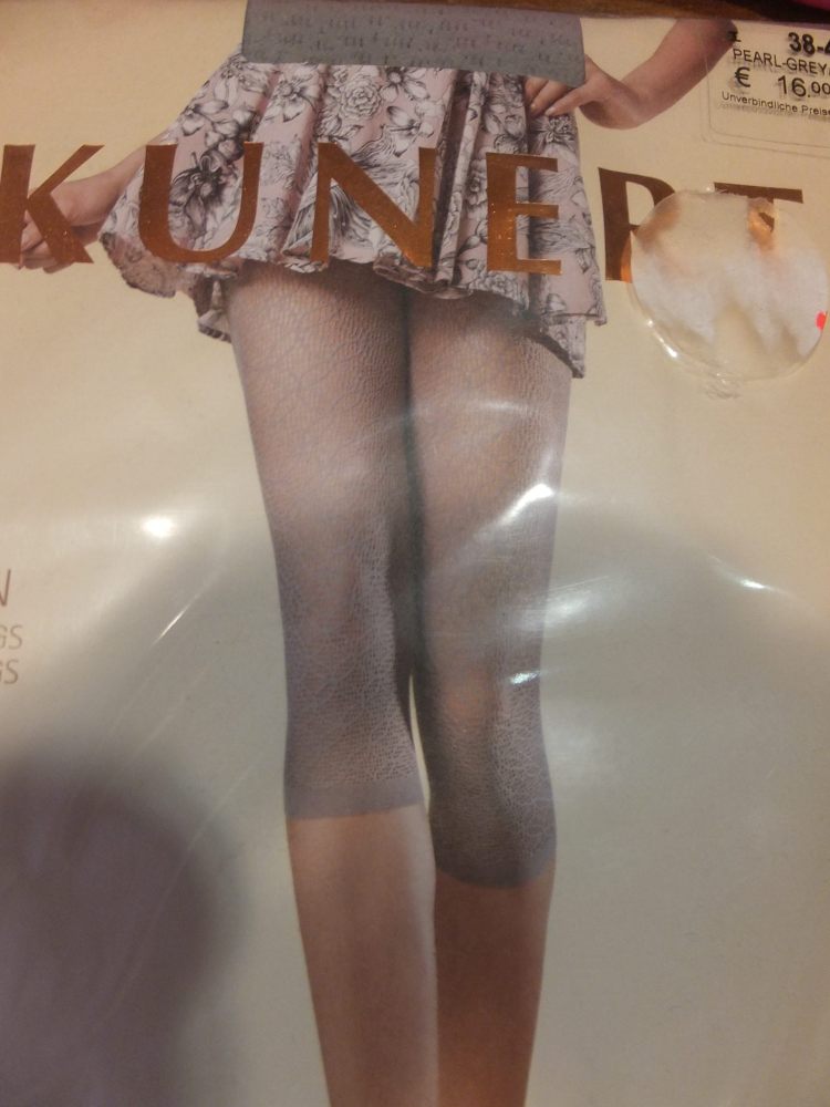 02 Kunert Strumpfhose Legging knielang grau Gr 38-40 02 Kunert Strumpfhose Legging knielang grau Gr 38-40