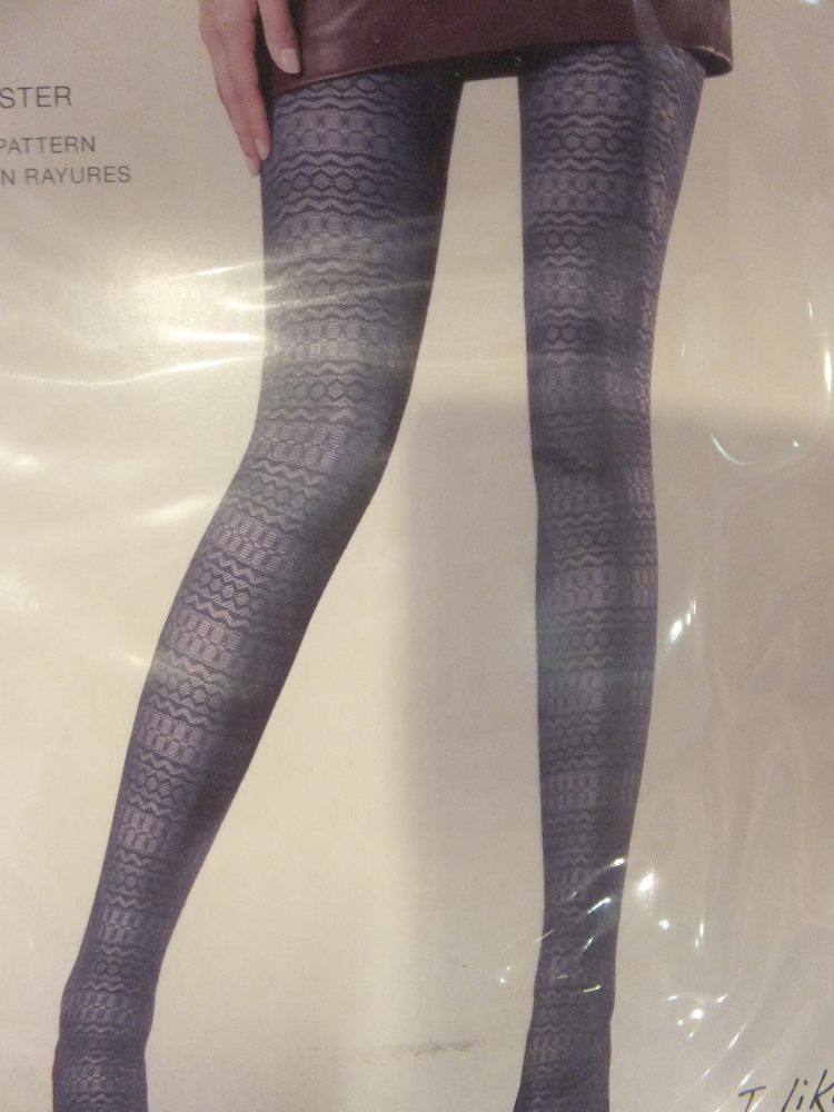 12 Kunert-Hudson Strumpfhose blau gemustert Gr 40-42 12 Kunert-Hudson Strumpfhose blau gemustert Gr 40-42