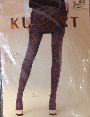 15 Kunert Strumpfhose aubergine gemustert Gr 40-42 15 Kunert Strumpfhose aubergine gemustert Gr 40-42