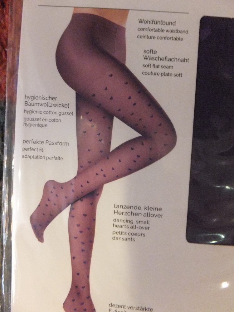17 Kunert-Hudson Strumpfhose violett Herzchen Gr 36-38 17 Kunert-Hudson Strumpfhose violett Herzchen Gr 36-38