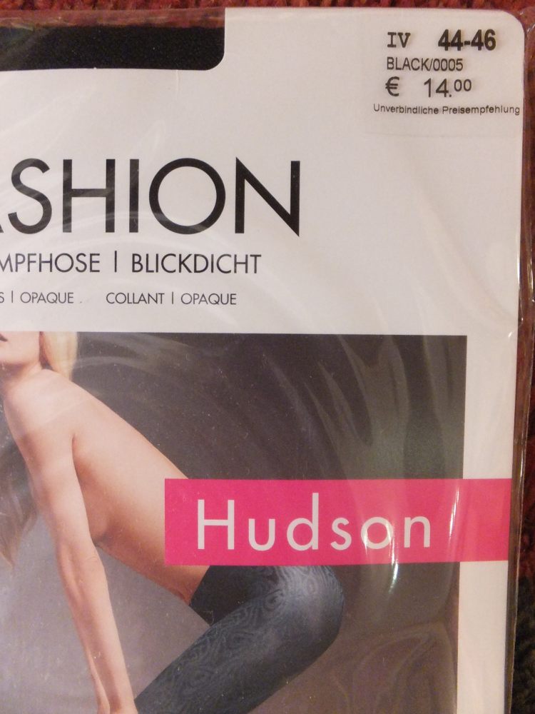 19 Kunert-Hudson Strumpfhose schwarz gemustert Gr 44-46 19 Kunert-Hudson Strumpfhose schwarz gemustert Gr 44-46