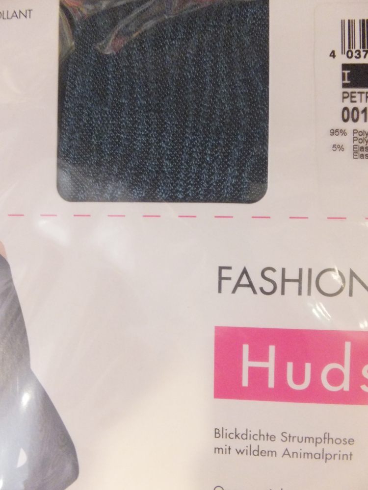22 Kunert-Hudson Strumpfhose petrol gemustert Gr 38-40 22 Kunert-Hudson Strumpfhose petrol gemustert Gr 38-40