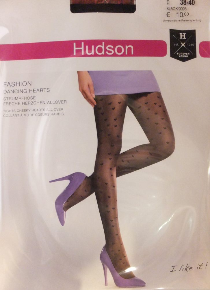 25 Kunert-Hudson Strumpfhose schwarz Herzchen Gr 38-40 25 Kunert-Hudson Strumpfhose schwarz Herzchen Gr 38-40