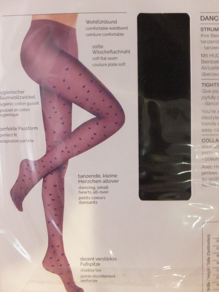 25 Kunert-Hudson Strumpfhose schwarz Herzchen Gr 38-40 25 Kunert-Hudson Strumpfhose schwarz Herzchen Gr 38-40