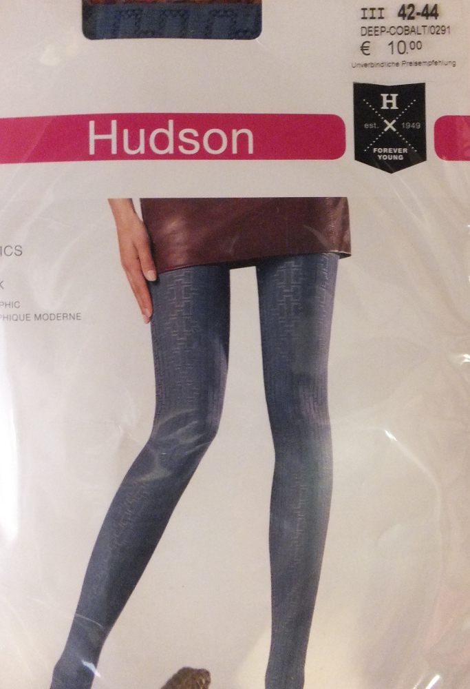 26 Kunert-Hudson Strumpfhose blau gemustert Gr 42.44 26 Kunert-Hudson Strumpfhose blau gemustert Gr 42.44