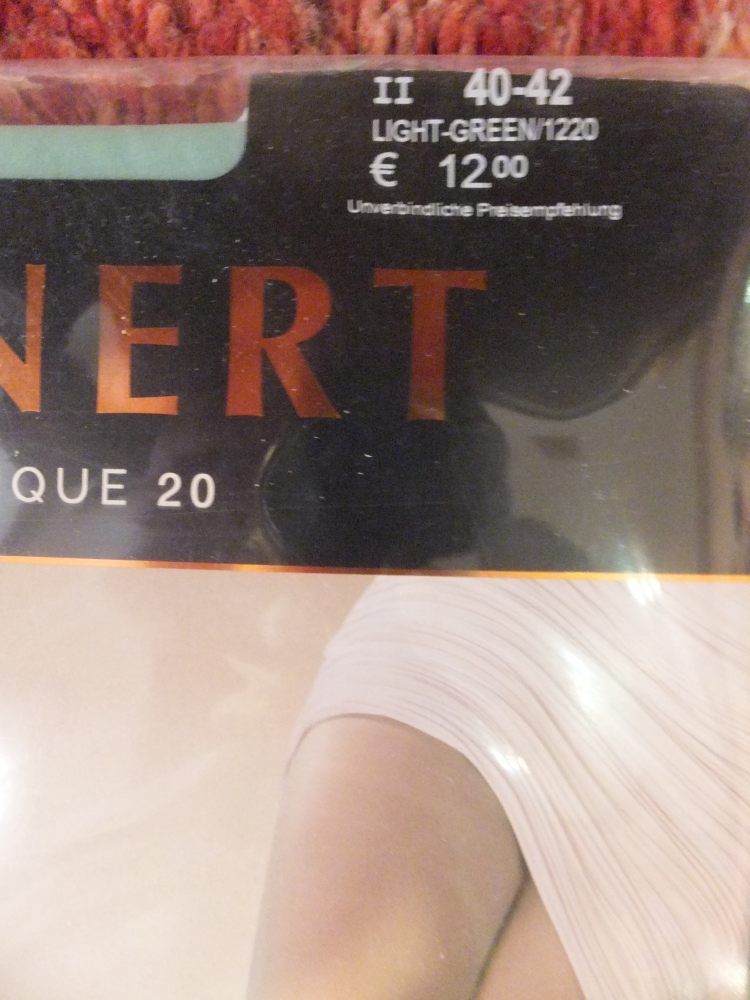 28 Kunert Strumpfhose pastellgrün Gr 40-42 28 Kunert Strumpfhose pastellgrün Gr 40-42