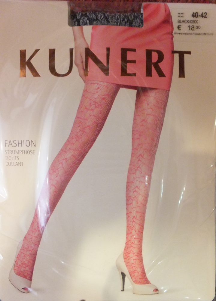 30 Kunert Netz-Strumpfhose schwarz-grau Gr 40-42 30 Kunert Netz-Strumpfhose schwarz-grau Gr 40-42