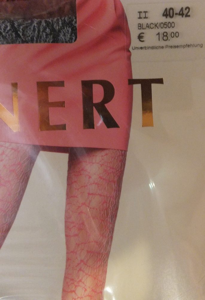 30 Kunert Netz-Strumpfhose schwarz-grau Gr 40-42 30 Kunert Netz-Strumpfhose schwarz-grau Gr 40-42