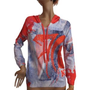 10164MP5 Pulli Missy blau-rot Gr 36, 38 und 40 10164MP5 Pulli Missy blau-rot Gr 36, 38 und 40