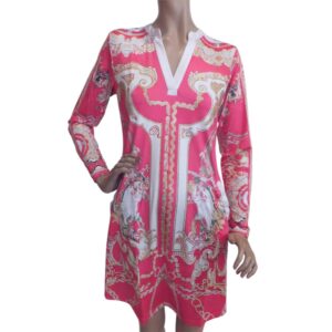 10166MK6 Missy Kleid pink-gold Gr. 36, 38, 40 u 42 10166MK6 Missy Kleid pink-gold Gr. 36, 38, 40 u 42