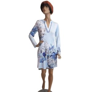 10167MK6 Missy Kleid hellblau Gr. 36, 38, 40 u 42 10167MK6 Missy Kleid hellblau Gr. 36, 38, 40 u 42