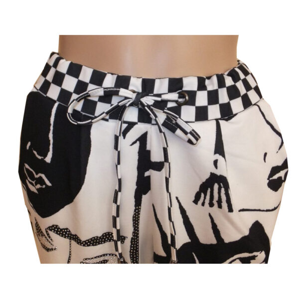 8932MH2 Missy Hose schwarz-weiß Gr. 38 u 42
