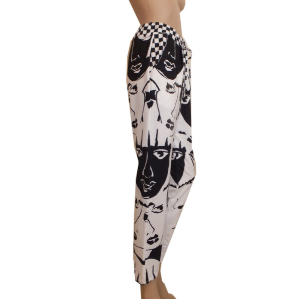 8932MH2 Missy Hose schwarz-weiß Gr. 38 u 42