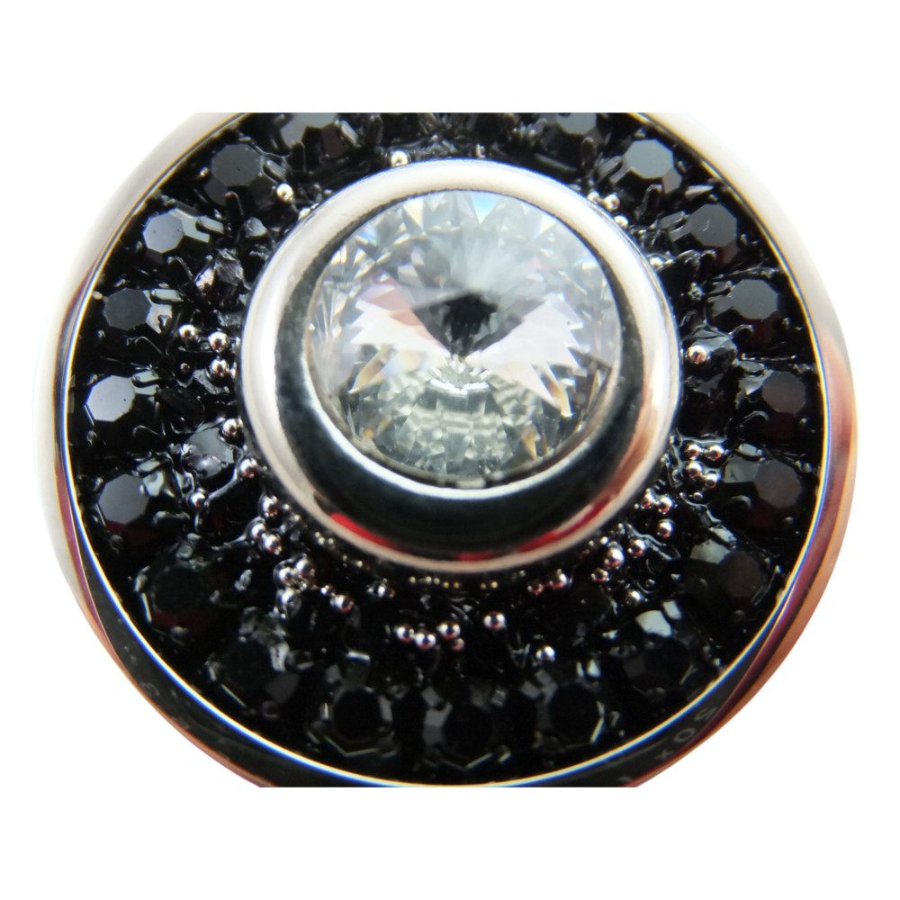 10173LH6 Langani Halskette Medallion silber-schwarz 10173LH6 Langani Halskette Medallion silber-schwarz
