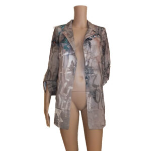 8961MB2 Missy Blazer beige-petrol Gr 40 u 42