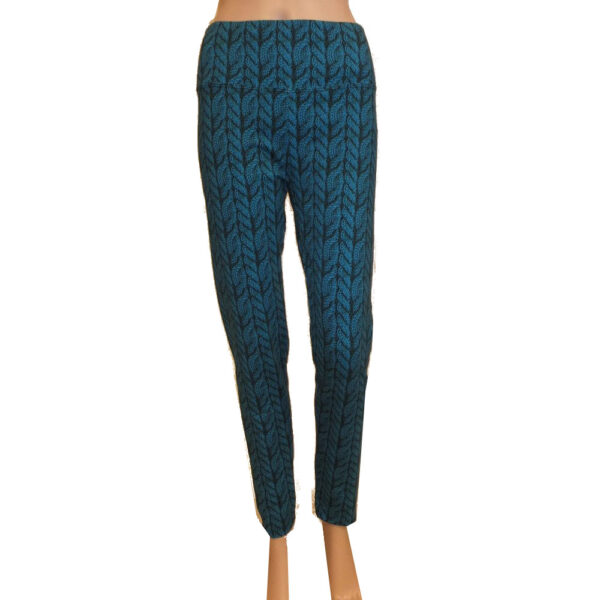 8985LL3 Lalamour Legging blau Gr 36 u 40