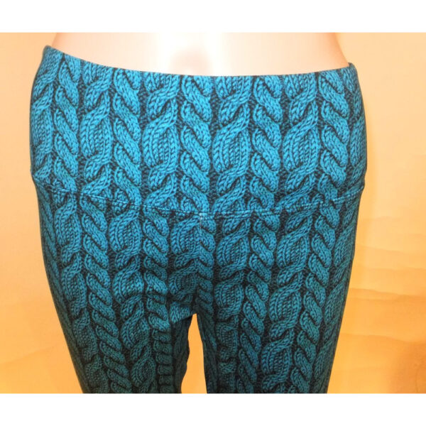 8985LL3 Lalamour Legging blau Gr 36 u 40