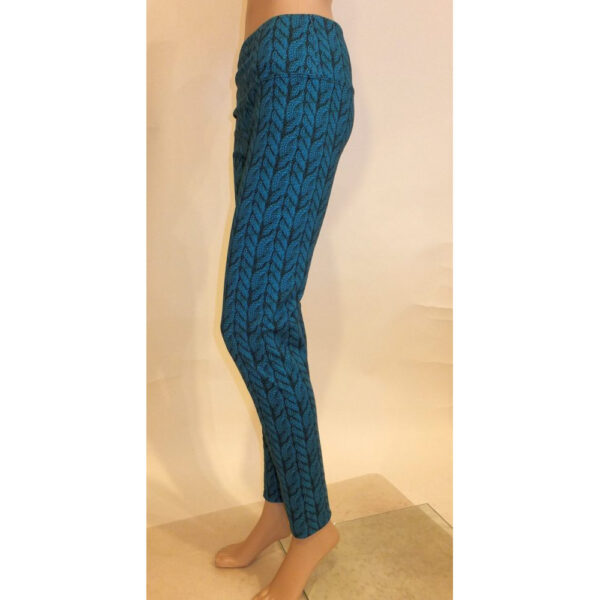 8985LL3 Lalamour Legging blau Gr 36 u 40