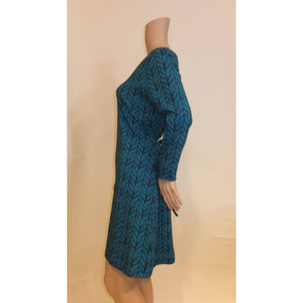 8984LK2 Lalamour Tunika-Kleid blau Gr 36 u 40