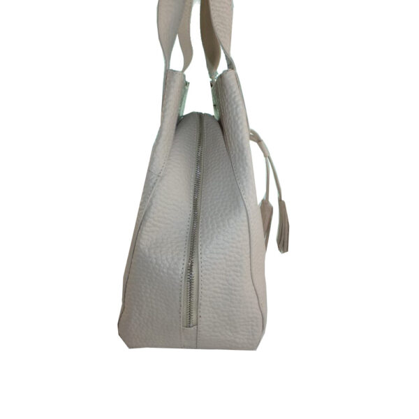 9018VT2 Voi Schultertasche in Shell-creme