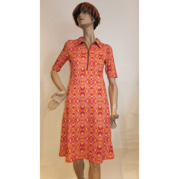 9046LK3 Lalamour Kleid orange Gr 36 u 40