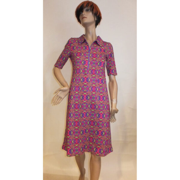 9047LK3 Lalamour Kleid violett Gr 38