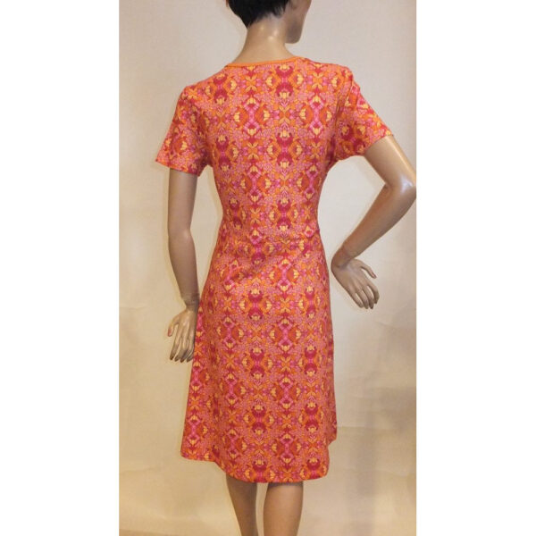 9048LK3 Lalamour Kleid orange Gr 38