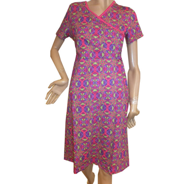 9049LK3 Lalamour Kleid violett Gr 36